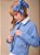 Casaco de Tweed Azul anime - Imagem 2