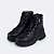 Bota Coturno Infantil Feminina Lucky Comfy Preta - Imagem 1
