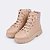 Bota Coturno Infantil Feminina Lucky Comfy Bege - Imagem 1
