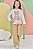 Calça Wide Leg em Moletom sem Pelúcia Kukiê Infantil Menina - Imagem 1