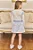 Conjunto de Blusa em Cotton e Saia em Super Cetim Kukiê Infantil Menina - Imagem 3
