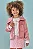 Jaqueta Boxy em Fleece Cotelê Kukiê Infantil Menina - Imagem 1