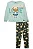 Conjunto de Blusão em Moletom sem Pelúcia e Calça Legging em Fly Tech Infantil Menina - Imagem 4