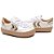 Tênis Bebê Feminino Branco e Dourado Proceed - Imagem 1