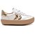 Tênis Bebê Feminino Branco e Dourado Proceed - Imagem 4