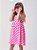 Vestido Pink Listrado Bimbi - Imagem 1