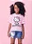 Blusa Rosa Listrada da Hello Kitty momi - Imagem 1