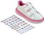Tênis Infantil Feminino XP24 com Adesivos Perolado Branco - Imagem 3