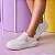 Tênis Infantil Feminino XP24 com Pingente Perolado Branco - Imagem 1