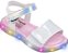 Sandália de Led Infantil Pampili Mini Holográfica Branca - Imagem 1