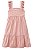 Vestido em Linho Bordado Flores Infanti - Imagem 3