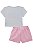 Conjunto de Blusa Boxy Over em Malha Power e Shorts em Nylon Aspen Infanti - Imagem 2