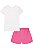 Conjunto de Blusa em Malha UV e Short em Nylon - Imagem 6