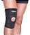 Joelheira Neoprene Curta C Reforço Patelar Preta Tamanho P - Imagem 1