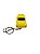 Chaveiro Fusca - Imagem 1