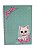 Kit 5 Unid Caderno Univ 96 Fls 1 Mat Com Adesivo Lady Cat - Imagem 3