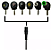 Fonte Universal 7 Plugues 3.5a Altomex Al37ch - Imagem 2