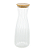 Garrafa De Vidro Borossilicato Tampa Em Bambu 1,6L Wolff 29269 - Imagem 2