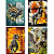 Kit 5 Unid. Caderno Brochura Dinos 96 Fls - Imagem 1