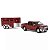 Miniatura Picape Ford F-150 XLT com reboque para gado - Greenlight Collectibles - Hitch & Tow - 1/64 - Imagem 2