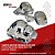 TAMPAS DO MOTOR CG 160 TITAN/FAN/START/BROS/XRE190 CROMADAS - Imagem 1