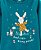 Camiseta Carters Bebe Manga Longa Verde Coelho - Imagem 2