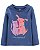 Camiseta Carters Infantil Manga Longa Cachorro e Gato - Imagem 1
