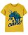 Camiseta Carters Infantil Manga Curta Amarelo Dinossauro - Imagem 1
