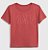Camiseta GAP Infantil Manga Curta Logo Vermelho - Imagem 2