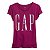 Camiseta GAP Kids Manga Curta Logo Vinho - Imagem 2