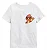 Camiseta GAP Infantil Manga Curta Cinza Pizza - Old Navy - Imagem 1