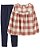 Conjunto Carters 2 pecas Longo Camisa Bata Xadrez - Imagem 1
