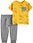 Conjunto Carters 2 pecas Longo Amarelo Dinossauro - Child of Mine - Imagem 1