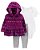 Conjunto Carters 3 pecas Casaco Fleece Rosa Etnico - Imagem 1