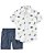 Conjunto Carters 2 pecas Curto Camisa Dinossauro - Imagem 1