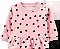 Conjunto Carters 3 pecas Casaco Fleece Rosa Poa - Imagem 2