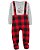 Conjunto Carters 2 pecas Jardineira e Body Natal - Imagem 1