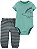 Conjunto Carters 2 pecas Longo Verde Dinossauro - Child of Mine - Imagem 1