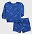 Conjunto GAP Moletom Bebe Azul c/ Bermuda - Imagem 2