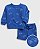 Conjunto GAP Moletom Bebe Azul c/ Bermuda - Imagem 1