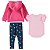 Conjunto Disney 3 pecas Casaco Moletom Princesas - Imagem 3