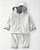 Conjunto Carters 2 pecas Casaco Algodao Organico Cinza Dupla Face Little Planet - Imagem 1