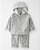 Conjunto Carters 2 pecas Casaco Algodao Organico Cinza Dupla Face Little Planet - Imagem 2