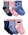 Kit Meia Carters Bebe 6 pares Ouriço e Flores - Imagem 1