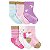 Kit Meia Carters Bebe 6 pares Unicornio - Imagem 1