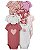 Kit Body Carters Manga Curta 7 pecas Flores - Imagem 1
