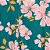 Macacão Carters Fleece Infantil Verde Flores - Imagem 2