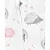 Macacão Carters Fleece Infantil Branco e Rosa Ouriço - Imagem 3