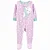 Macacão Carters Fleece Infantil Roxo Poa Ursinho - Imagem 1