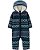 Macacão Carters Fleece Bebe Jumpsuit Azul Etnico Sherpa - Imagem 1
